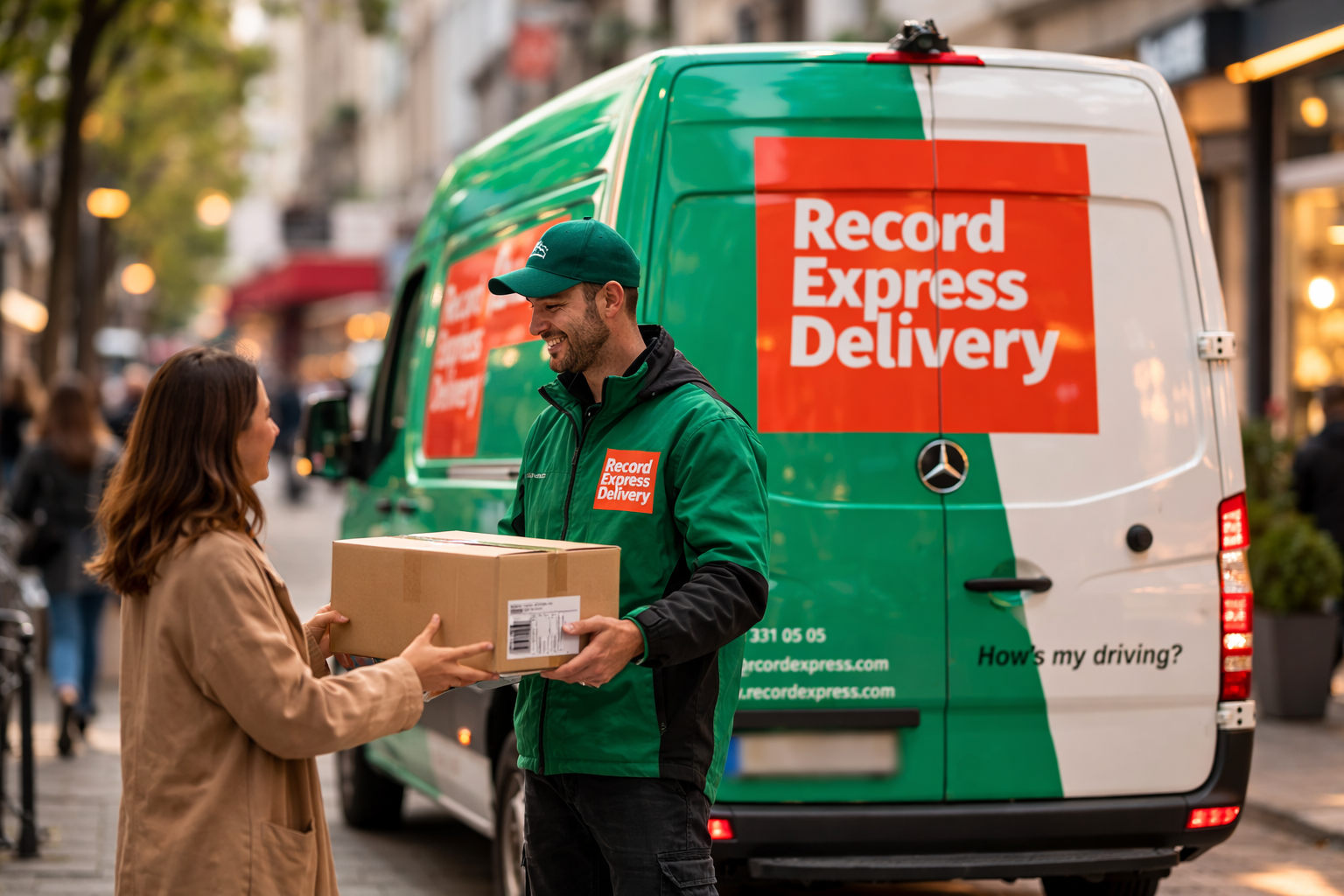 Livreur Record Express — livraison express Belgique